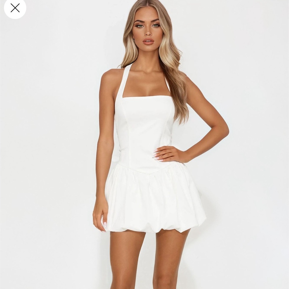 Fashion Nova White Mini Dress